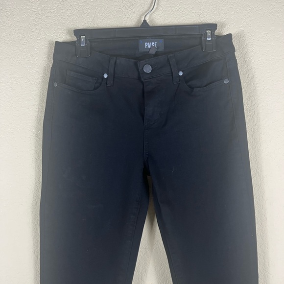 PAIGE Ultra Skinny Verdugo jeans Black Shadow Mid-Rise Size 28 - Picture 2 of 9
